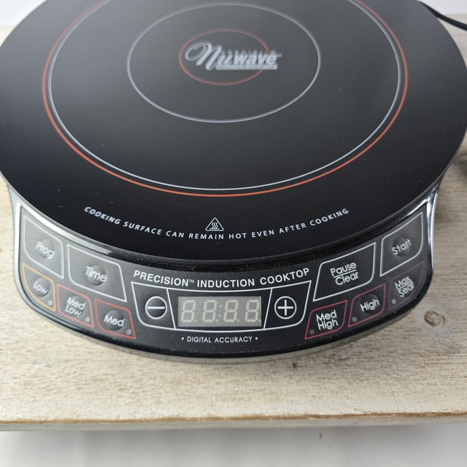 NuWave Precision Induction Cookware Cooktop Model 30101 - Black 1300W Tested