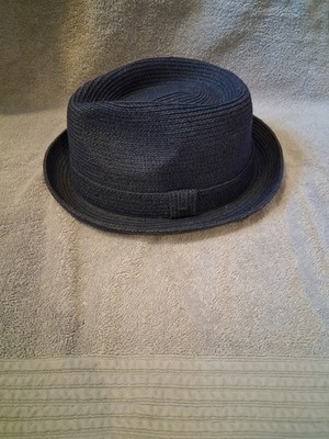 Bailey Of Hollywood fedora Billy braided straw hat navy Size XXL