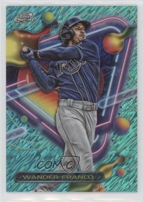 2023 Topps Cosmic Chrome Aqua Equinox Refractor 45/199 Wander Franco #114 0eo6