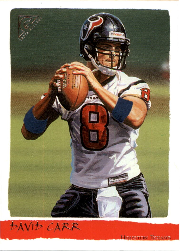 David Carr Topps Gallery #200 Rookie Variations