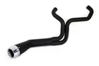 FLT Offset Megaphone 2:1 1-3/4 inch Exhaust Black with Chro for Harley-Davidson