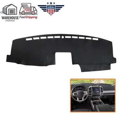 Sun Shield Dashboard Dash Mat Cover Laux Leather For 2017-2019 Ford F-150 Pickup