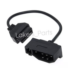For Ford Efi 7 Pin Male Obd1 To Obd2 Obdii 16 Pin Diagnostic Adapter New Cable For Ford Efi 7 Pin Male Obd1 To Obd2 Obdii 16 Pin Diagnostic Adapter New Cable