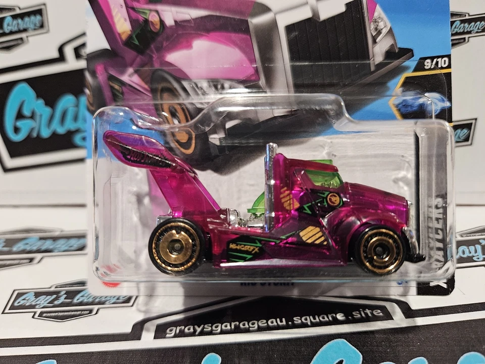 1/64 Hot Wheels Rig Storm X-Raycers Treasure Hunt 2025 Pink Hotwheels Foto 2 de 4