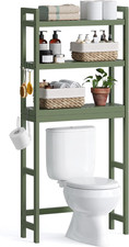 over the Toilet Storage, 3-Tier over Toilet Bathroom Organizer with Adjustable S