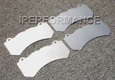 Titanium Brake Pad Shim Heat Shield Set for Cadillac ATS 6 piston 2016 FRONT