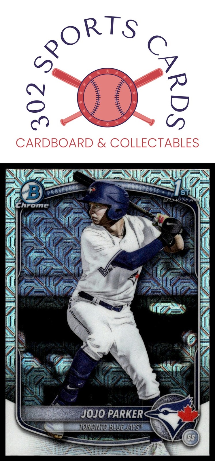 2025 Bowman Draft #BDC-8 JoJo Parker Chrome