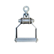 Maniglia Allenamento Superiore Corpo per Macchina LAT Esercizio Pull Down Colore Argento