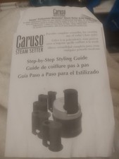 Caruso Molecular Steam Hair Setter Replacement Instruction Booklet Only