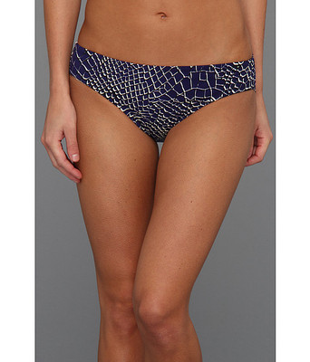 KAMALI KULTURE SCOOP SWIM BIKINI HIPSTER BOTTOM COBALT BLUE MEDIUM NEW! $40