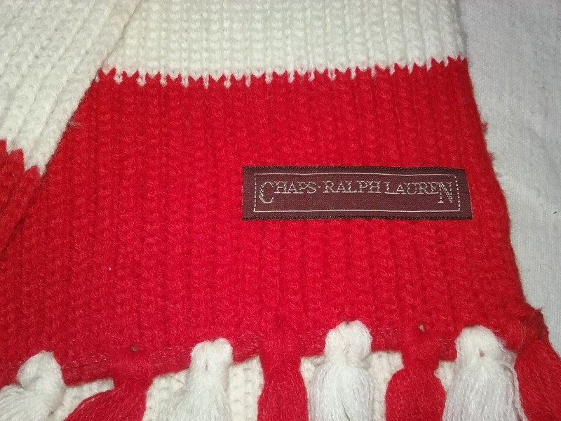 Ralph Lauren Cornell University Scarf - Six foot long with tassels.