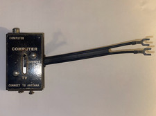 Vintage Computer Atari Game to TV Antenna Switch Adapter VHF Connection