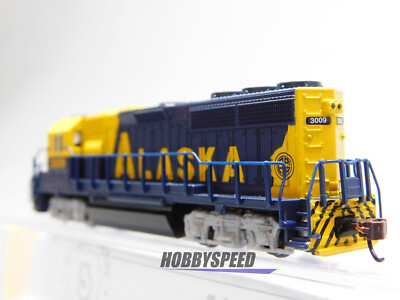 BACHMANN GP-40-ALASKA/CRANE&BOOM Nゲージ BACHMANN N SCALE ALASKA EMD GP40 LOCOMOTIVE ENGINE #3009