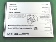 Fujifilm X-A3 Owner's Manual: 164 Pages  Protective Covers 