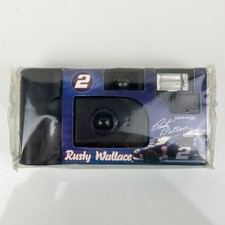 New Vintage Rusty Wallace 35mm Instant Camera 27 Exposures Sealed - No Box 
