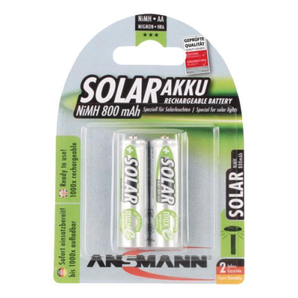Thumbnail - 800mah Solar (silber, 2x Aa (mignon)) 5035513 (4013674003525)