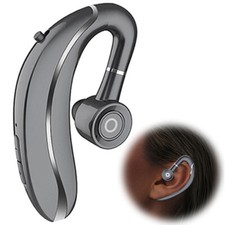 Bluetooth Earpiece Hands Free Wireless Headset for Left Right Ears iOS Android