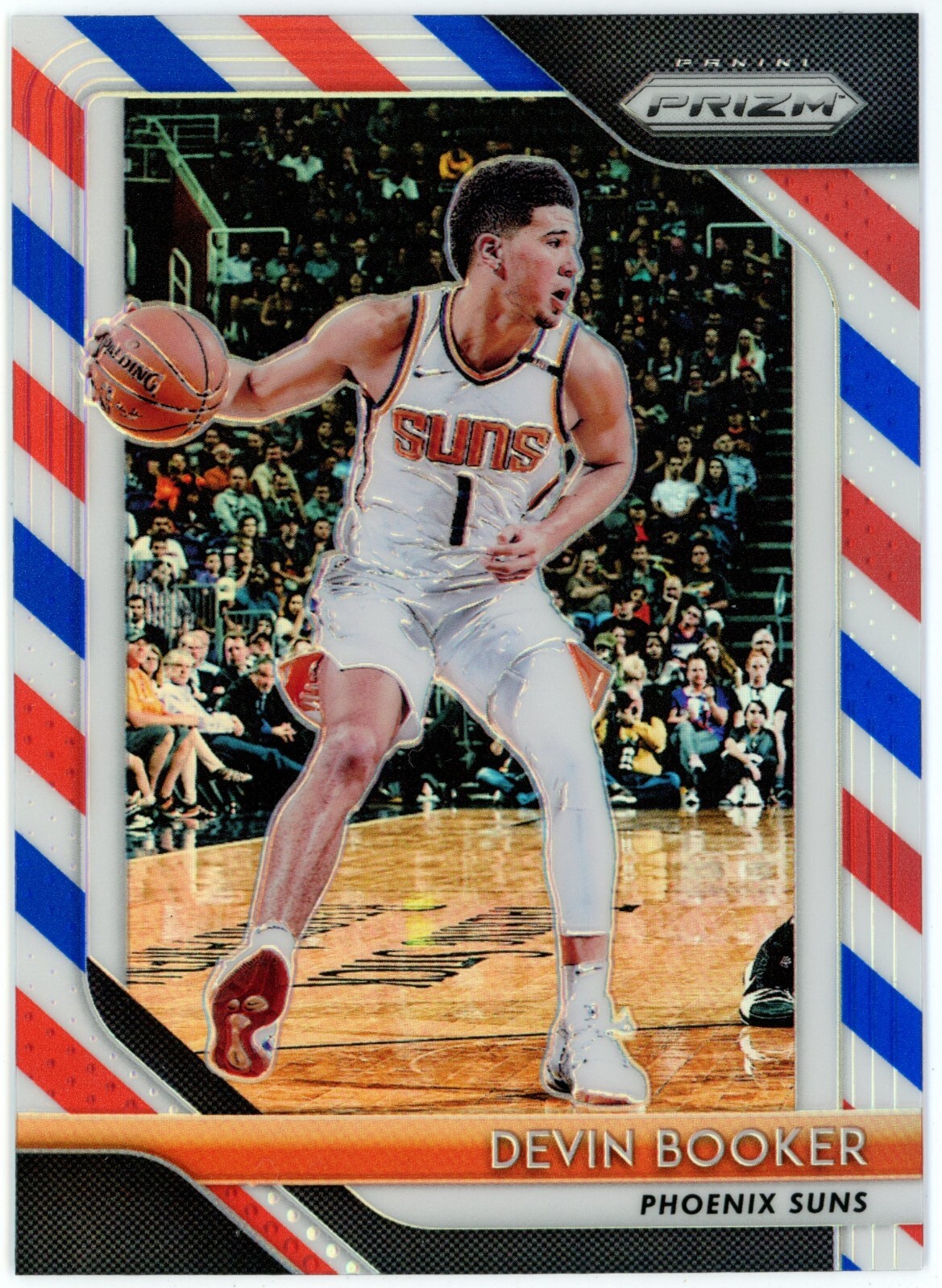 2018-19 Prizm Red White Blue Prizm Devin Booker #11