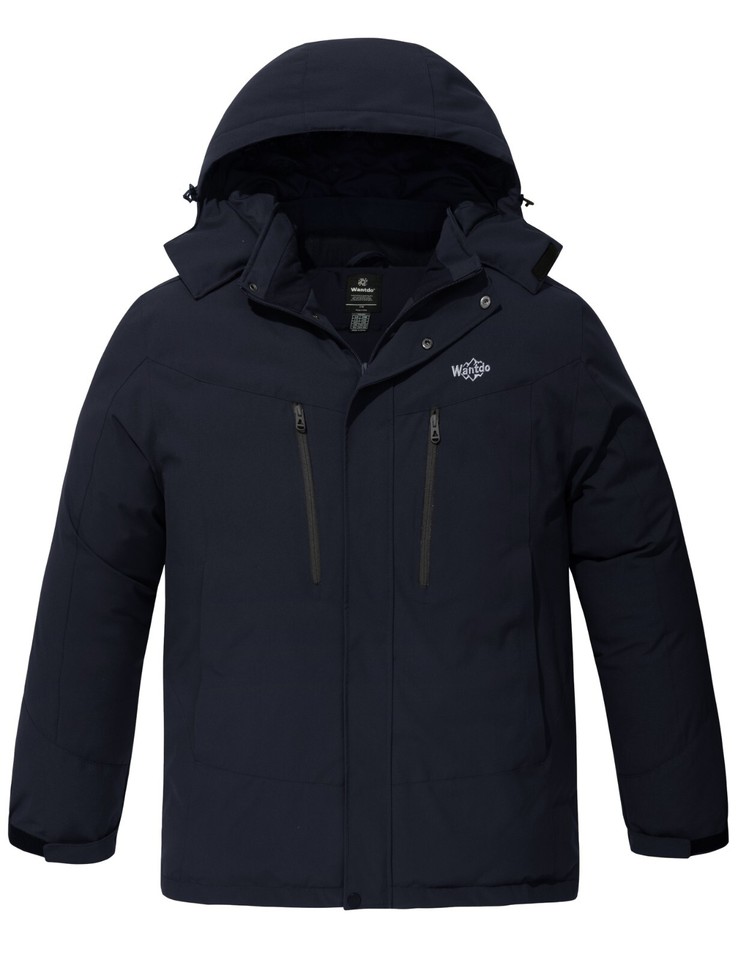 Socks Men Wantdo Men's 3-in-1 Waterproof Ski Jacket With Togo Rain