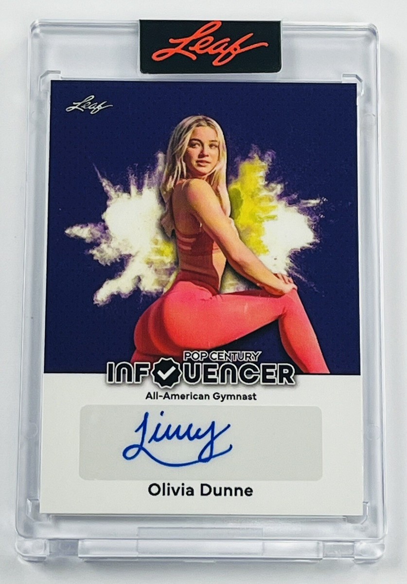 Olivia Livvy Dunne 2022 Leaf Autograph LSU Gymnastics #956/1127 | eBay