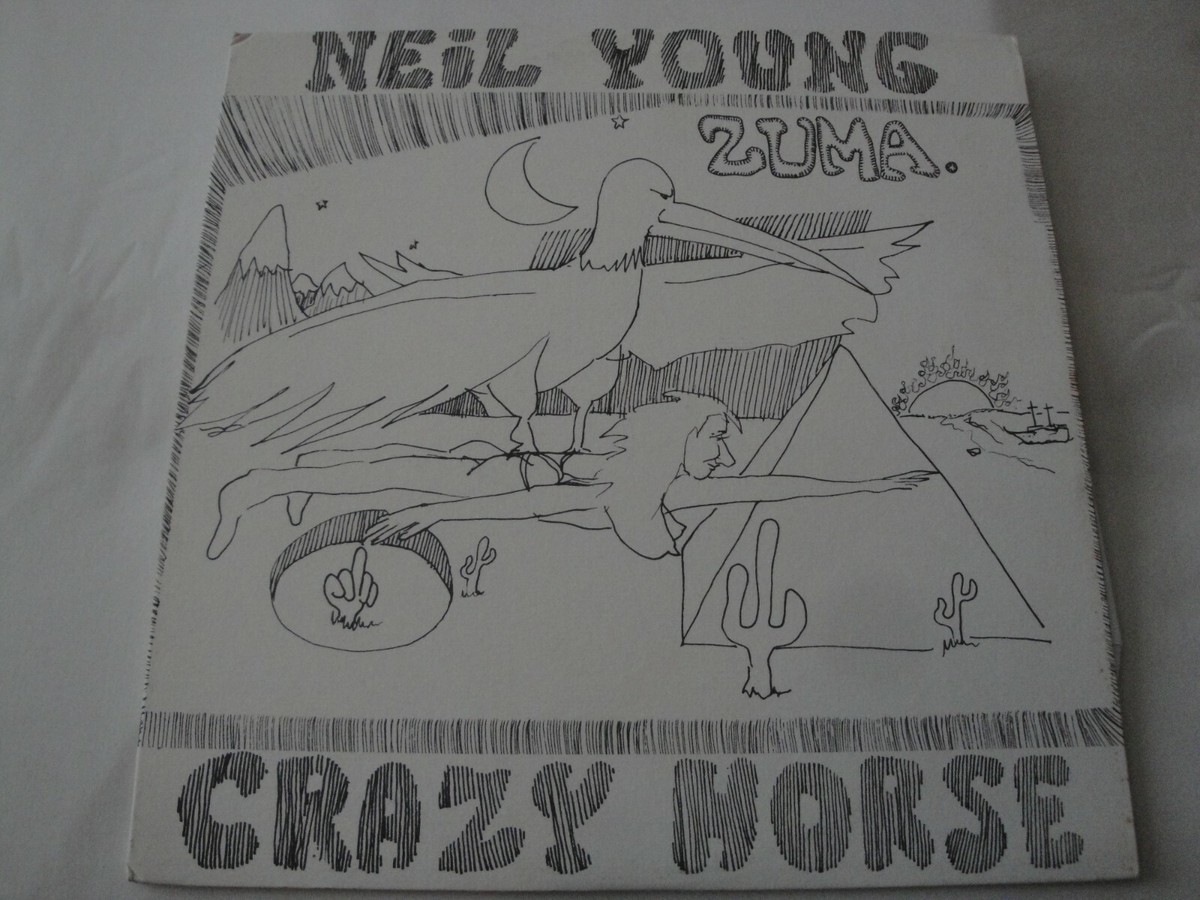 Zuma NEIL YOUNG WITH CRAZY HORSE VINYL LP ALBUM 1975 REPRISE