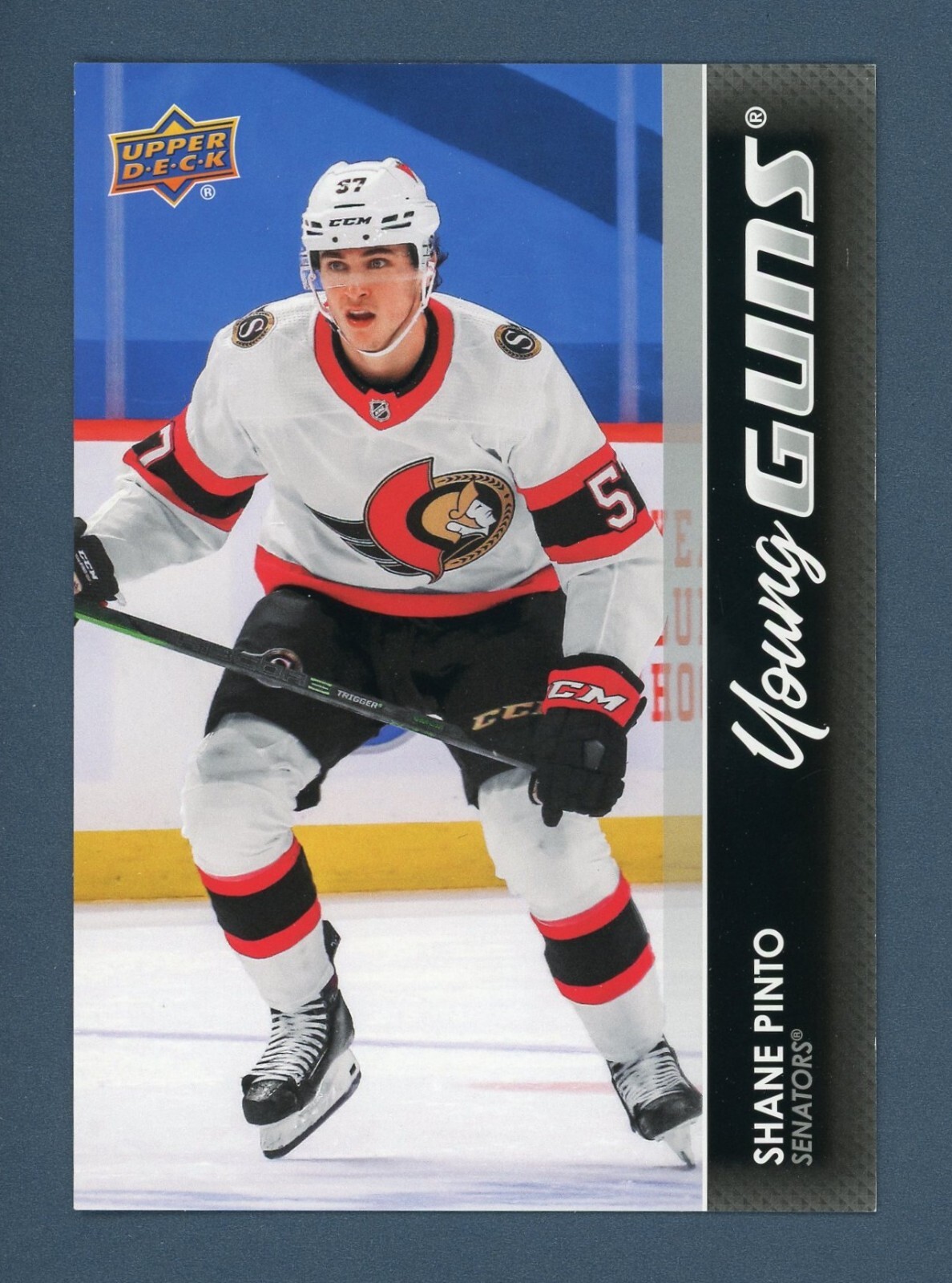 Shane Pinto 2021-22 Upper Deck Series 2 OVERSIZED /JUMBO Young Guns #246