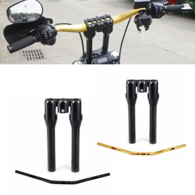 For Harley Dyna Softail Low Rider Street Bob Club Style 1-1/8'' Handlebar & Riser