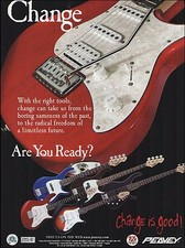 Peavey Electric Guitars Charge is Good 1999 advertisement 8 x 11 guitar ad print