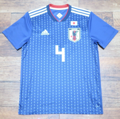 Japan Soccer Jersey Football Shirt #4 Honda 100% Original M(S