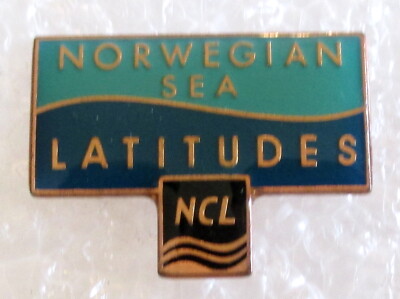Norwegian Sea NCL Latitudes Norwegian Cruise Lines Ship Souvenir Collector Pin