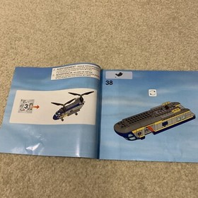 Lego City 60093 Deep Sea Helicopter Building Set Instruction Manuals Books