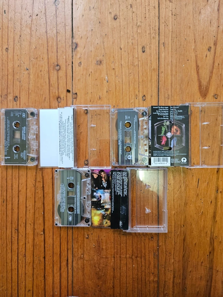 3 x ALBUMS CINDERELLA Night Songs+DRIVIN N CRYIN Fly+POISON Swallow CASSETTE - Image 2 of 4