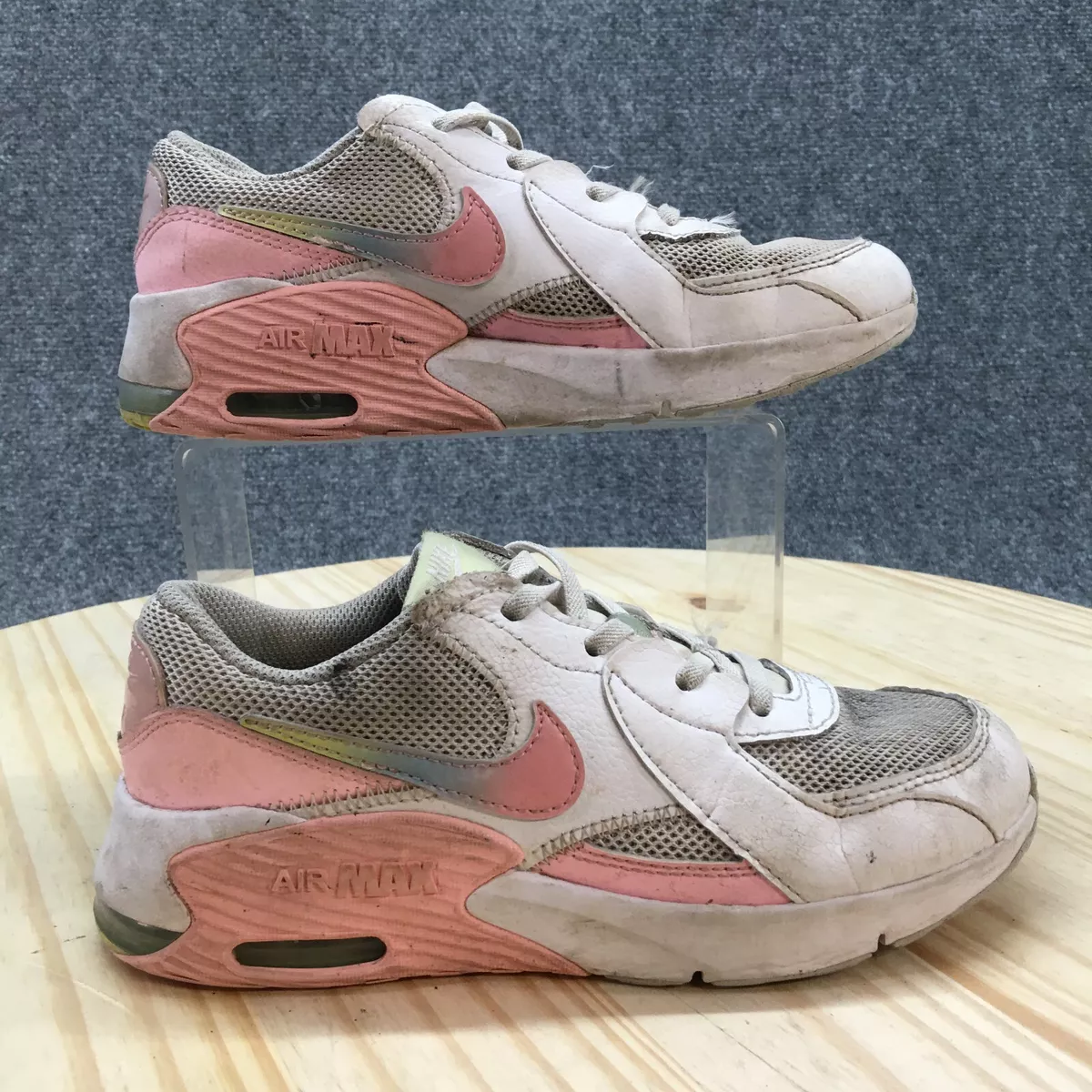 Nike Sneakers Youth 2.5Y Air Max Excee PS White Arctic Punch Lace Up CW5832 100