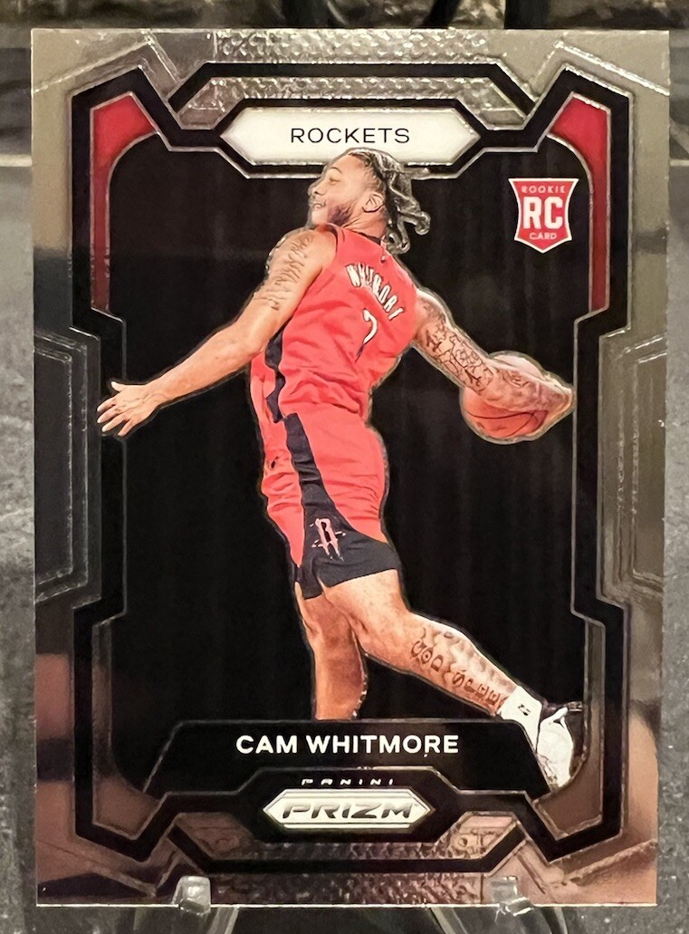2023-24 Panini Prizm NBA Cam Whitmore RC #129 Base Rookie Houston Rockets