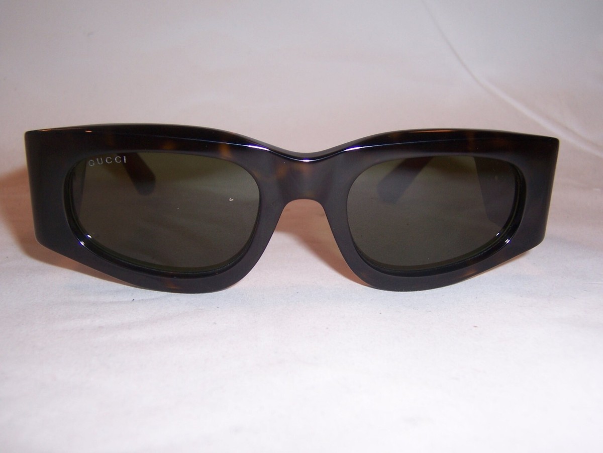 NEW GUCCI SUNGLASSES GG 1664S 002 HAVANA/GREEN 51MM 