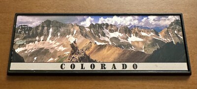 VTG Telluride Colorado Mt Gilipin Mount Sneffels Snow 5'' Panoramic Fridge Magnet