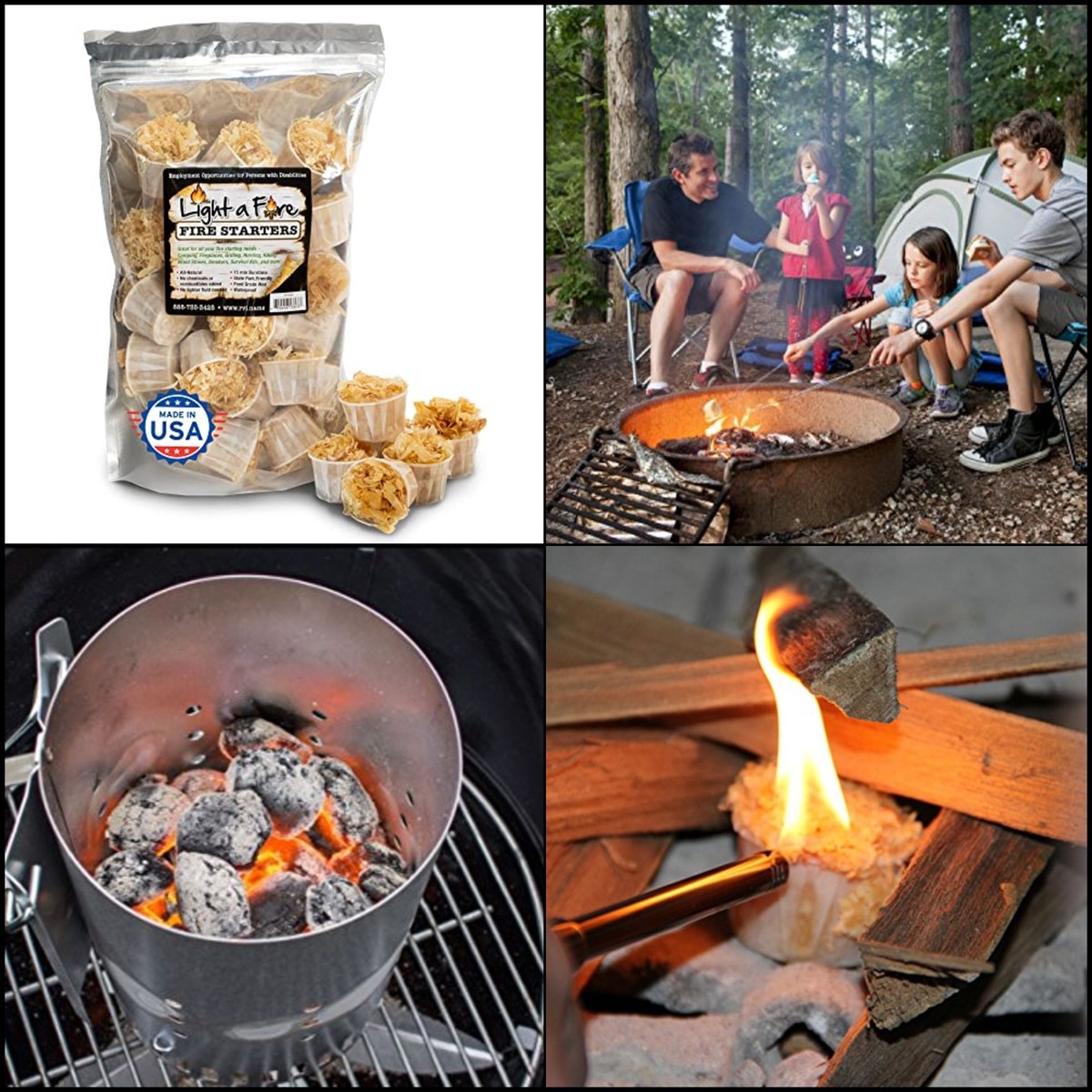 Campfire How To Start Fire Without Lighter Fluid Starting A