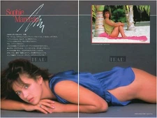 SOPHIE MARCEAU sexy 1987 JPN Picture Clippings 2-SHEETS(3pgs) vh/y