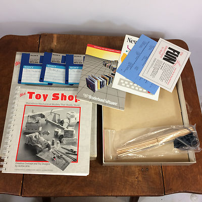 Rare Vtg Apple Commodore IBM PC Macintosh Toy Shop Software Manual Broderbund 