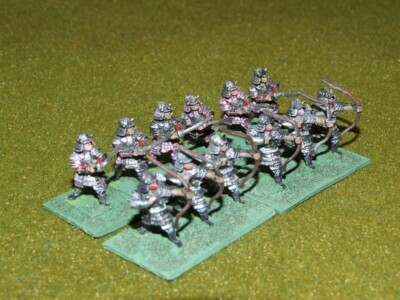 25mm RENAISSANCE / SAMURAI - 12 MIXED INFANTRY - (415)