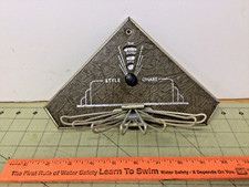 Vintage Nu-Dell Style Chart Tie rack art-deco copyright 1937