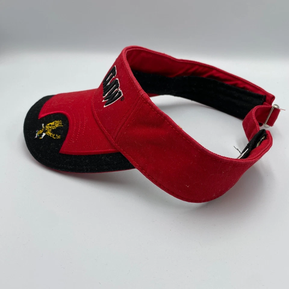 Gorra de pesca con garra de águila visera ajustable roja Foto 2 de 4