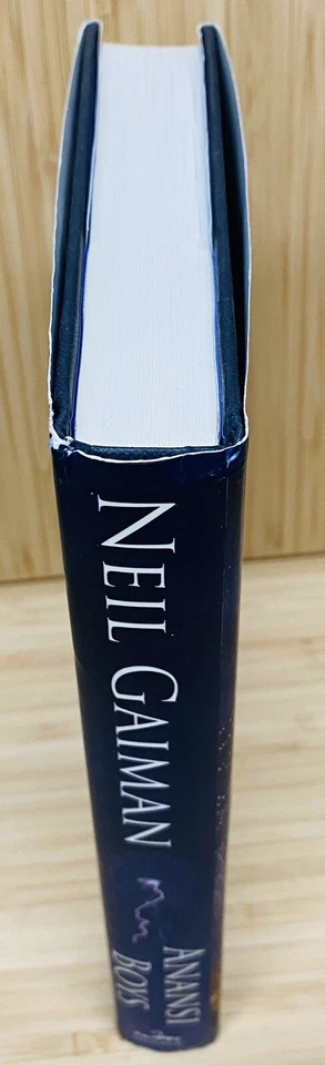Anansi Boys от Neil Gaiman (2005) 1-е издание 1-е издание печать в твердом переплете DJ - Изображение 4 из 4