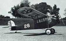 Model Airplane Plans (FF-RC): FAIRCHILD 51 1/12 Scale 44" for .074-.10 Engine