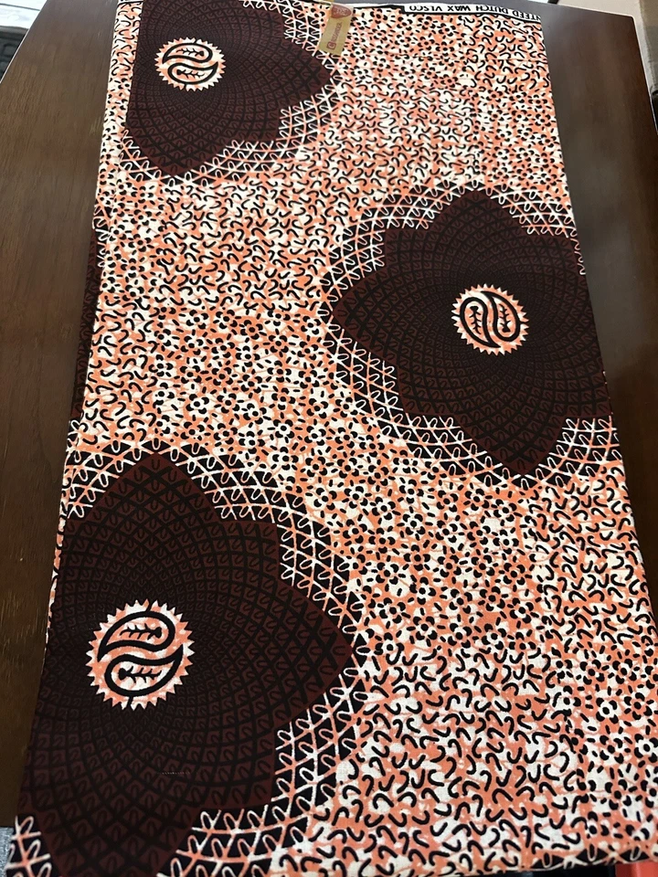 Beautiful African fabric~Cotton 6yards - Image 4 of 4