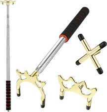 Retractable Billiards Cue Stick Bridge With 3PC Bridge Head Pool Cue Accessories