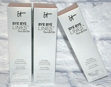 3 IT COSMETICS BYE BYE LINES FOUNDATION ANTI-AGING SMOOTHING SKIN DEEP MAKEUP