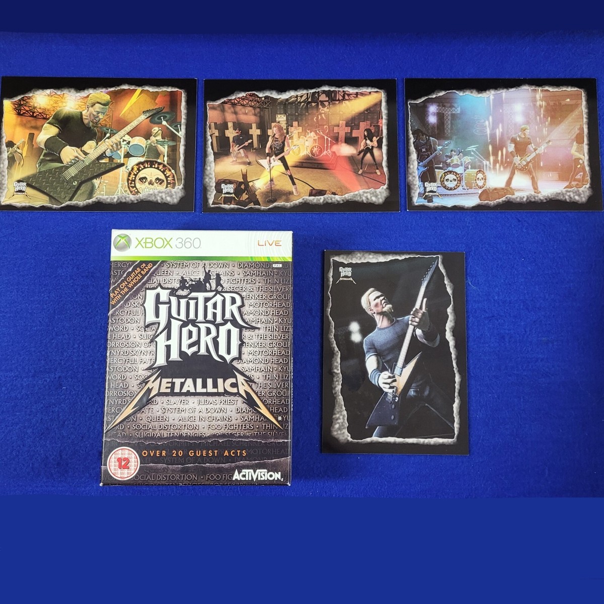 GUITAR HERO METALLICA Special Edition BOX & ARTCARDS ONLY! NO GAME