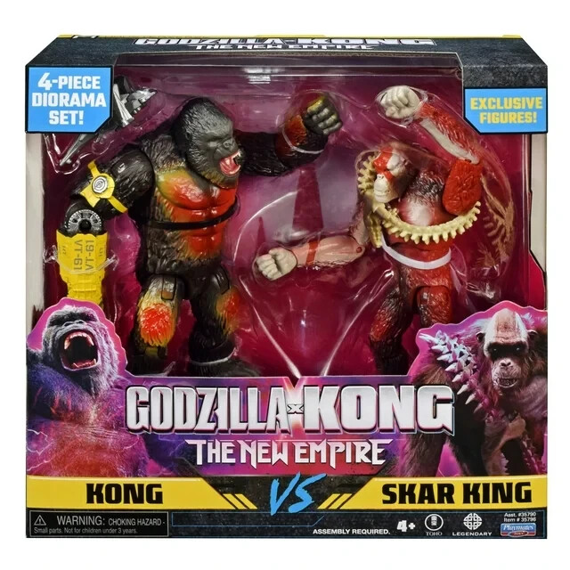 Godzilla x Kong: The New Empire Kong Vs Skar King 2 PACK SHIPS