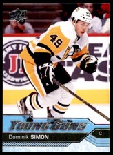 Dominik Simon 2016-17 Upper Deck Young Guns RC #469 Pittsburgh Penguins